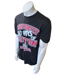 Tultex Men's Aerosmith Bad Boys Of Boston Live August 14 2010 Black Shirt Size L