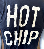 American Apparel Men's Hot Chip Graphic Black Short Sleeve Shirt Size Medium