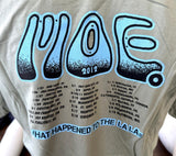 Anvil Men's Moe 2012 What Happened to the LaLa's Tour Olive Short Sleeve Shirt L