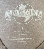 Universal Studios Men's Marvel Spider-Man Gray Short Sleeve Shirt Size Large