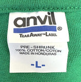 Anvil Men's Brew Thru 77 Graphic Green Short Sleeve Shirt Size Large