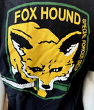 Anvil Men's Metal Gear Solid Fox Hound Special Forces Group Black Shirt Size L