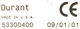 Durant 53300400 Counter Totalizer