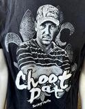 Anvil Men's Swamp People Choot Dat Graphic Black Short Sleeve Shirt Size Large