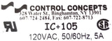 Control Concepts Islatrol Plus IC+105 Active Tracking Filter 120VAC 50-60Hz 5A