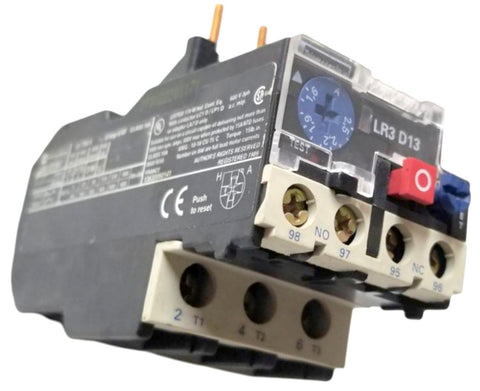 Telemecanique LR3 D1307 Overload Relay Ui 750V Uimp 6kV 600V 3Ph Class 10A