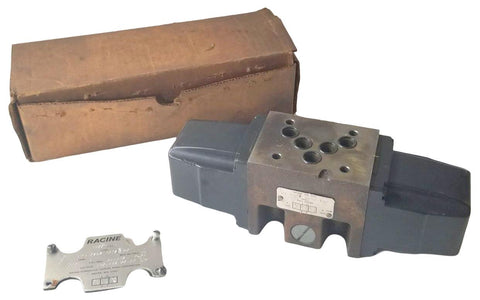 Racine FD4 DSKS 102S 50 Hydraulic Solenoid Valve 4600Psi 654348Psi Max 110-115V
