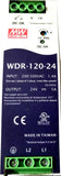 Mean Well WDR-120-24 Power Supply Input 200-500VAC 1.4A Output 24V 5A