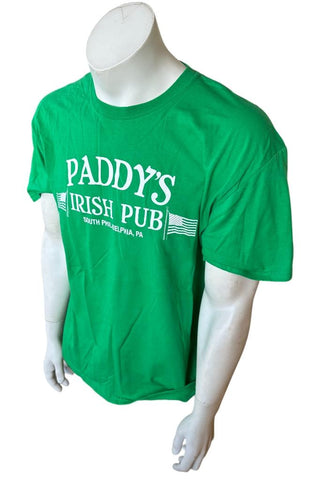 It's Always Sunny In Philadelphia Men's Paddy's Irish Pub Green Shirt Size Large