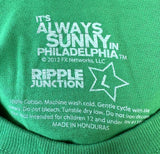 It's Always Sunny In Philadelphia Men's Paddy's Irish Pub Green Shirt Size Large
