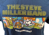 Alstyle Men's The Steve Miller Band Your Saving Grace Navy Shirt Size Medium
