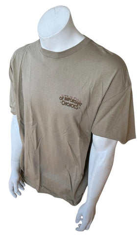 Delta Men's Life Is Full Of Important Choices Fishing Graphic Shirt Size X-Large