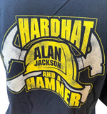 Alstyle Men's Alan Jackson Construction Co. Hard Hat And A Hammer Shirt Size XL