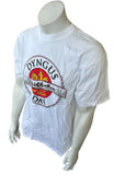 Anvil Men's Dyngus Day Buffalo Graphic White Short Sleeve Shirt Size Large
