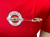 Anvil Men's Dyngus Day Buffalo Graphic Red Short Sleeve Shirt Size Large