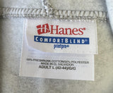 Hanes Men's Disney Magic Kingdom 1971 40 Years Gray Zip-Up Hoodie Size Large