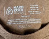 Hard Rock Records Men's Rosco Bandana Graphic Brown Short Sleeve Shirt Size M