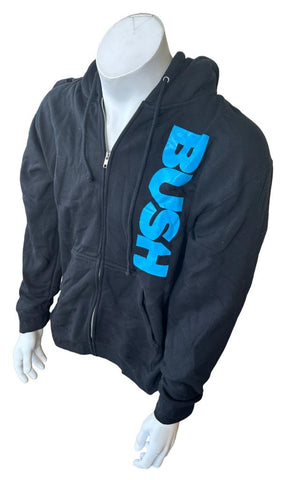 Independent Men's Bush The Sea Of Memories Black Zip-Up Hoodie Size Medium
