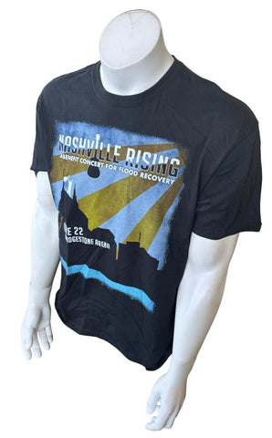 Anvil Men's Nashville Rising Benefit Concert For Flood Recovery Shirt Size Large