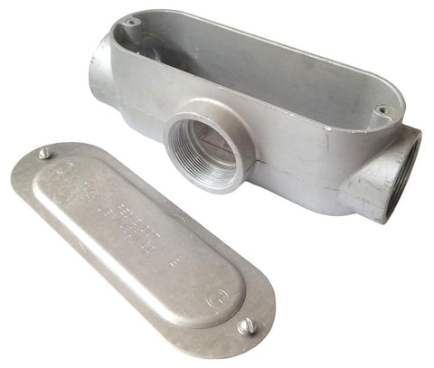 Crouse-Hinds T69 Condulet Outlet Body 2" 425B W/ Red Dot SCV 5 Lid 2"
