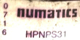 Numatics 3000D01-04A-04 Pneumatic Air Cylinder SE-534304-11 W/ Numatics HPNPS31