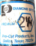 Pro-Cut Diamond Drill Bit Premium 2-1/4"