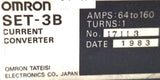 Omron SET-3B Current Converter 64-160A 17113 Turns 1