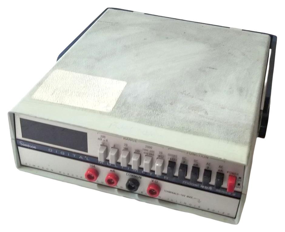 Simpson 464A Digital Multimeter 464 Ser 2 120VAC 50-400Hz 10VA