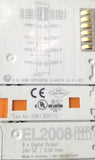 Beckhoff EL2008 Digital Output 8 Channel 24VDC 0.5A Max