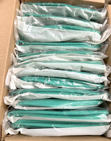 Case of 13 Ansell Sol-Vex 37-185 Green Chemical Resistant Nitrile Gloves Size 11