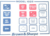 Brown & Sharpe 599-1025 Electronic Amplifier EDP 51984