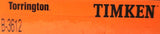 Torrington Timken B-3612 Needle Bearing