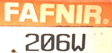 Fafnir 206W Ball Bearing C2 30Mm ID X 62Mm OD X 16Mm Width