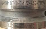 G BT40 - EM1/2 - 2.50 - PB15 Tool Holder AH006B15 10/08001 W/Command RS4M-0205-C