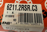FAG 6211.2RSR.C3 Single Row Deep Groove Ball Bearings 55mm x 100mm x 21mm