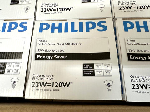 Philips 15702-4 Reflector Flood Light Bulb EL/A R40 23W 120V 2700K (Bo