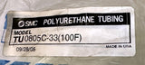 SMC TU0805C-33 SMMID Clear Long Coil Polyurethane Tubing 100' 8mm OD
