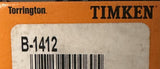 Torrington Timken B-1412 Needle Roller Bearing 7/8" x 1-1/8" x 3/4"