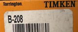 Torrington Timken B-208 Needle Roller Bearing 1-1/4" X 1-1/2" X 1/2"