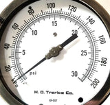 H.O. Trerice 52-2337 Pressure Gauge 0-30Psi