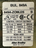 Allen-Bradley 849A-ZOWJ25 Pneumatic Timing Relay Ser B - Partial Unit
