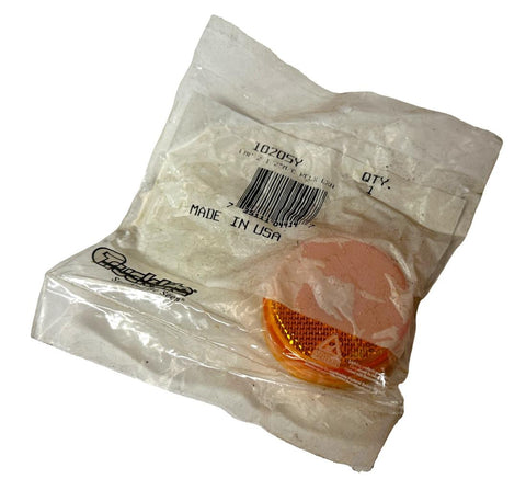 Truck-Lite 10205Y Amber Round Reflection Clearance Marker Light 2 1/2"M/C