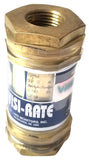 Visi-Rate Lake Monitors VRB-DH-10 Flow Meter 200Psi Max 250°F Max