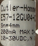 Cutler-Hammer E57-12GU04-GDB Inductive Proximity Switch 12mm 3W 10-30 VDC 3-Wire
