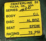 Center Line 38120-8 Pneumatic Actuator 150 PSI/10 BAR With 8" Butterfly Valve