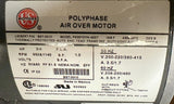 US Motors P63SYDYK-4257 Polyphase Air Over Motor B67-0010 3/4 HP 1140 RPM 3 PH