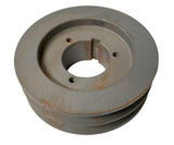 Browning 2TB52 V-Belt Pulley 2 Groove Belt A, B 5.55" OD Cast Iron Split Taper