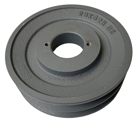 Browning 2BK62H U2 V-Belt Pulley 2 Groove A, B Belt 5.95" OD Cast Iron Split Tap