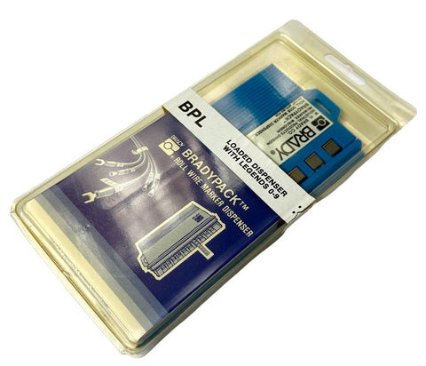 Bradypack Roll Wire Marker Dispenser With Loaded Legends 0-9