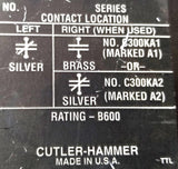 Cutler Hammer C320KB1 Starter Ser A2 600VAC Max B600